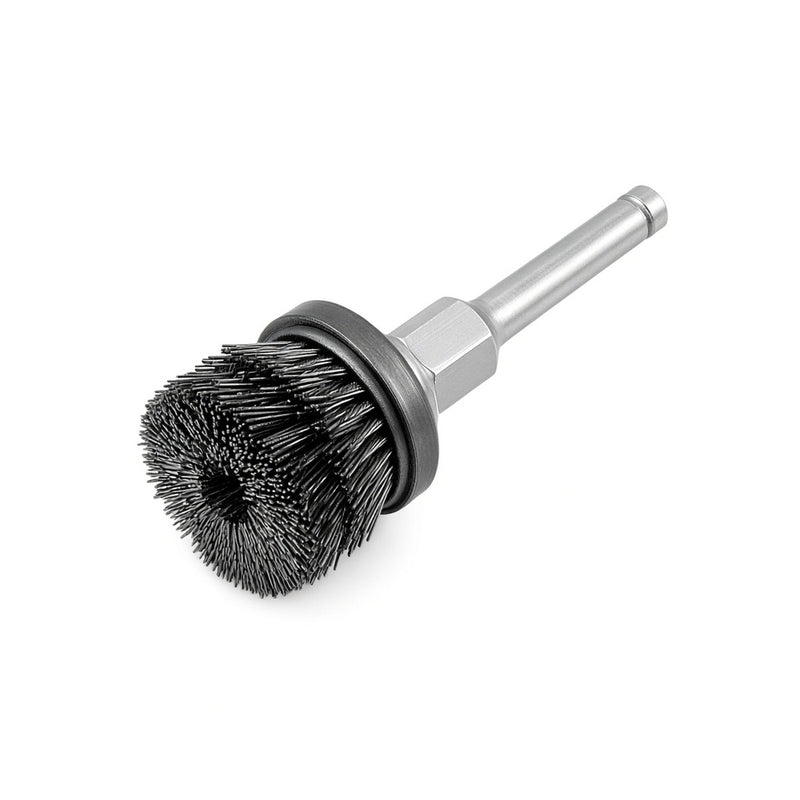 Brosse pour joints de dalles – embout perceuse herbe et mousse
