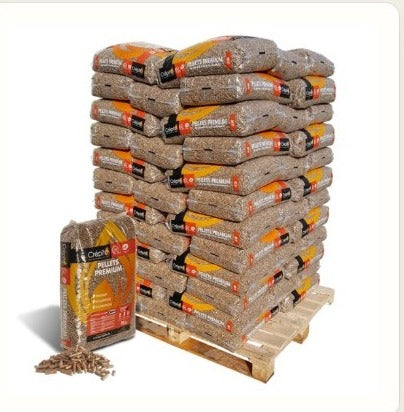 Palette de 72 sacs de pellets premium Crépito
